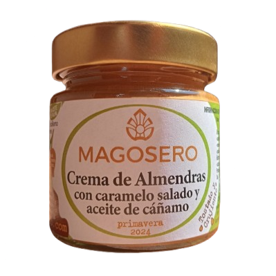 MAGOSERO Salted Caramel Almond Butter with Hemp  225g