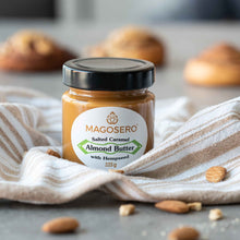 Load image into Gallery viewer, MAGOSERO Salted Caramel Almond Butter with Hempseed
